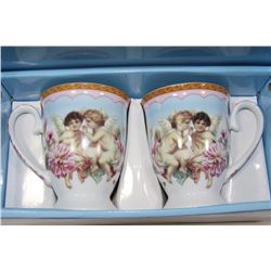 ACE GIFT COLLECTION FINE PORCELAIN TWO CUP SET BY