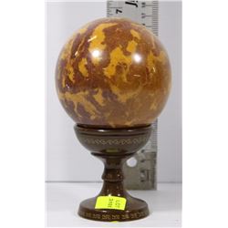 STONE BALL ON STAND