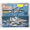 Image 1 : 2 UNASSEMBLED MODEL KITS INCL. F-16 C/D JAWS AND
