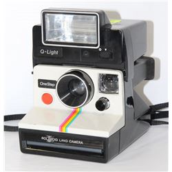 VINTAGE POLAROID SX-70 ONESTEP WHITE RAINBOW