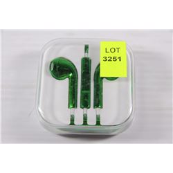 NEW EARBUD HEADPHONES FOR USE WITH ANY DEVICE