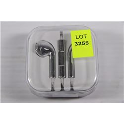 NEW EARBUD HEADPHONES FOR USE WITH ANY DEVICE