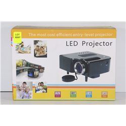 NEW LED PROJECTOR  WITH A/V INPUT, USB INPUT,