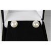 Image 1 : #10FRESH WATER PEARL EARRINGS .925 STERLING SILVER