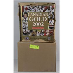 TWO BOXES OF CANADIAN GOLD 2002 MAKING HOCKEY
