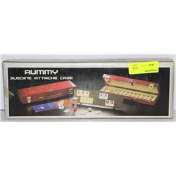 RUMMY SUEDINE ATTACHE CASE
