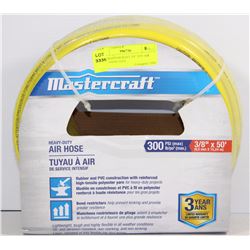 NEW MASTERCRAFT 3/8" X50' AIR HOSE 300PSI MAX