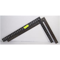 PAIR OF MAYERS RAFTER FRAMING SQUARES USA