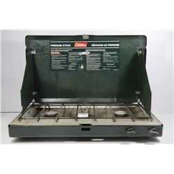 2 BURNER PROPANE COLEMAN STOVE