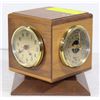 Image 1 : BAROSTAR FRANCE WALNUT DESK BAROMETER SET FOR