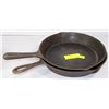 Image 1 : 2 CAST IRON FRYING PANS