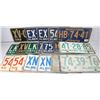 Image 1 : 18 VINTAGE ALBERTA LICENSE PLATES 1965-1973 WITH