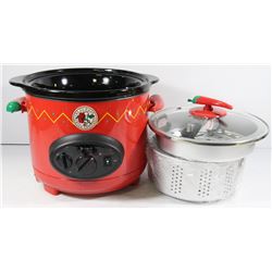 NEW THE ELAPASO CHILE COMPANY 3 IN 1 SLOW COOKER