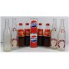 Image 1 : FLAT OF 4 VINTAGE CALGARY BUFFALO BOTTLES,2 PEPSI
