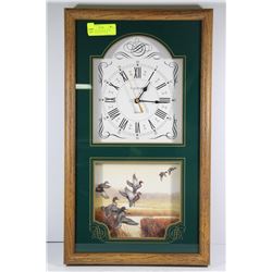 SHADOW BOX WILDLIFE SCENE INGRAHAM QUARTZ WALL