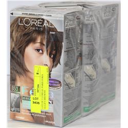 LOT OF 3 L'OREAL PARIS FERIA HI-LIFT BROWNS
