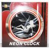 Image 1 : NEON PLAYBOY LADY CLOCK 2.5" W X 14.75" H