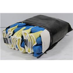 10PACK RUBBER COATED WORK GLOVES