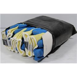 10 PACK OF RUBBER COATED WORK GLOVES