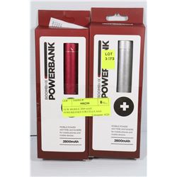 NEW MOBILE 2800 mAH POWERBANKS FOR CELLS AND