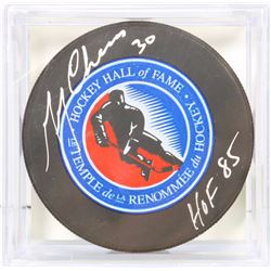 GERRY CHEEVERS SIGNED HOCKEY HALL OF FAME 1985