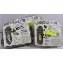 THREE PAIRS OF SNOW & ICE SLIP ON CLEATS - SIZE XS