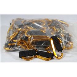 BAG OF UNIVERSAL KEYCHAIN HOOKS