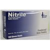 Image 1 : BOX OF 100 NITRILE DISPOSABLE GLOVES