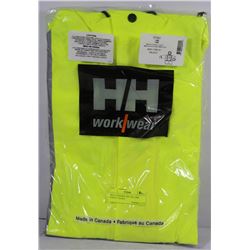 HELLY HANSEN SIZE 2XL LIME SAFETY JACKET