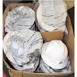 BOX OF NEW HARD HATS