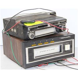 REALISTIC STEREO 8 TRACK DECK (WORKS) AND HOLIDAY