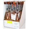 Image 1 : LOT OF 12 COPPER COLORED SOLAR LED LIGHTS