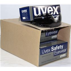 CASE OF 10 UVEX S0401X SAFETY GLASSES