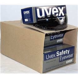 CASE OF 10 UVEX S0401X SAFETY GLASSES