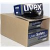 Image 1 : CASE OF 10 UVEX S0401X SAFETY GLASSES