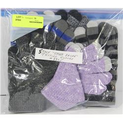 5 PACK SMART PHONE TEXTING GLOVES