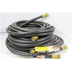 LOT OF 3 PROPANE/NATURAL GAS LINE HOSE