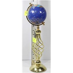 DECORATIVE GLOBE ON BRASS TONE STAND