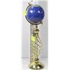 Image 1 : DECORATIVE GLOBE ON BRASS TONE STAND