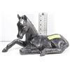 Image 1 : CERAMIC HORSE FOAL LAYING DOWN