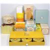 Image 1 : BOX OF VARIETY OF AVON POWDERS,SOAPS AND MORE