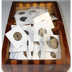 TREASURE CHEST OF ASSORTED WORLD COINS