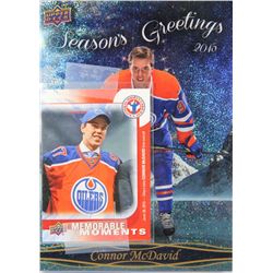 2015 CONNOR MCDAVID SEASONS GREETINGS AND