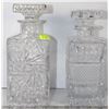 Image 1 : 2 CRYSTAL DECANTERS