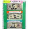 Image 1 : B)U.S ONE MILLION DOLLARS THREE LEGEND ISSUES