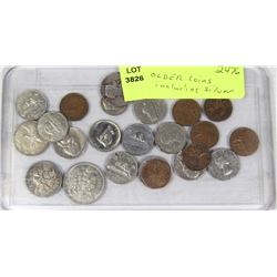 LOT OF OLDER COINS INCLUDING SILVER