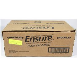 CASE OF 24 ENSURE CHOCOLATE