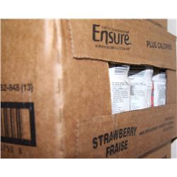 CASE OF 24 ENSURE STRAWBERRY