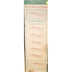 HYBRID PLASTIC RESIN SHELVING SYSTEM