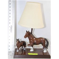 VINTAGE WORK HORSE LAMP - 17" TALL